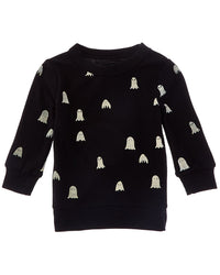 Chaser Happy Ghosts Pullover Black 2T