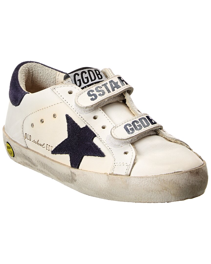 Golden Goose Old School Leather & Suede Sneaker White