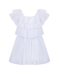 Habitual Tiered Mesh Dress