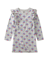 Tea Collection Ruffle Sleeve A-Line Dress