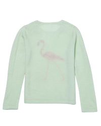 J.Mclaughlin Flamingo Shield Cashmere Top