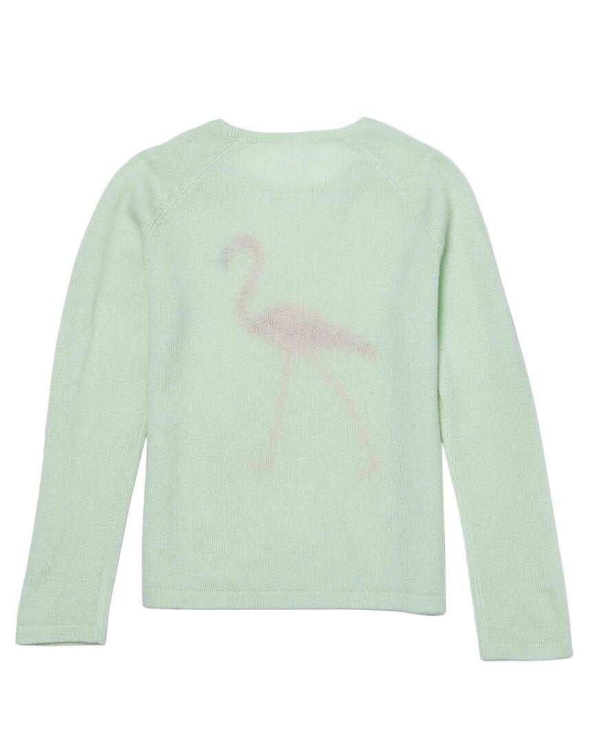 J.Mclaughlin Flamingo Shield Cashmere Top