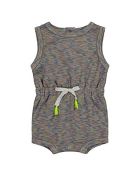 Andy & Evan Terry Cinched Waist Romper