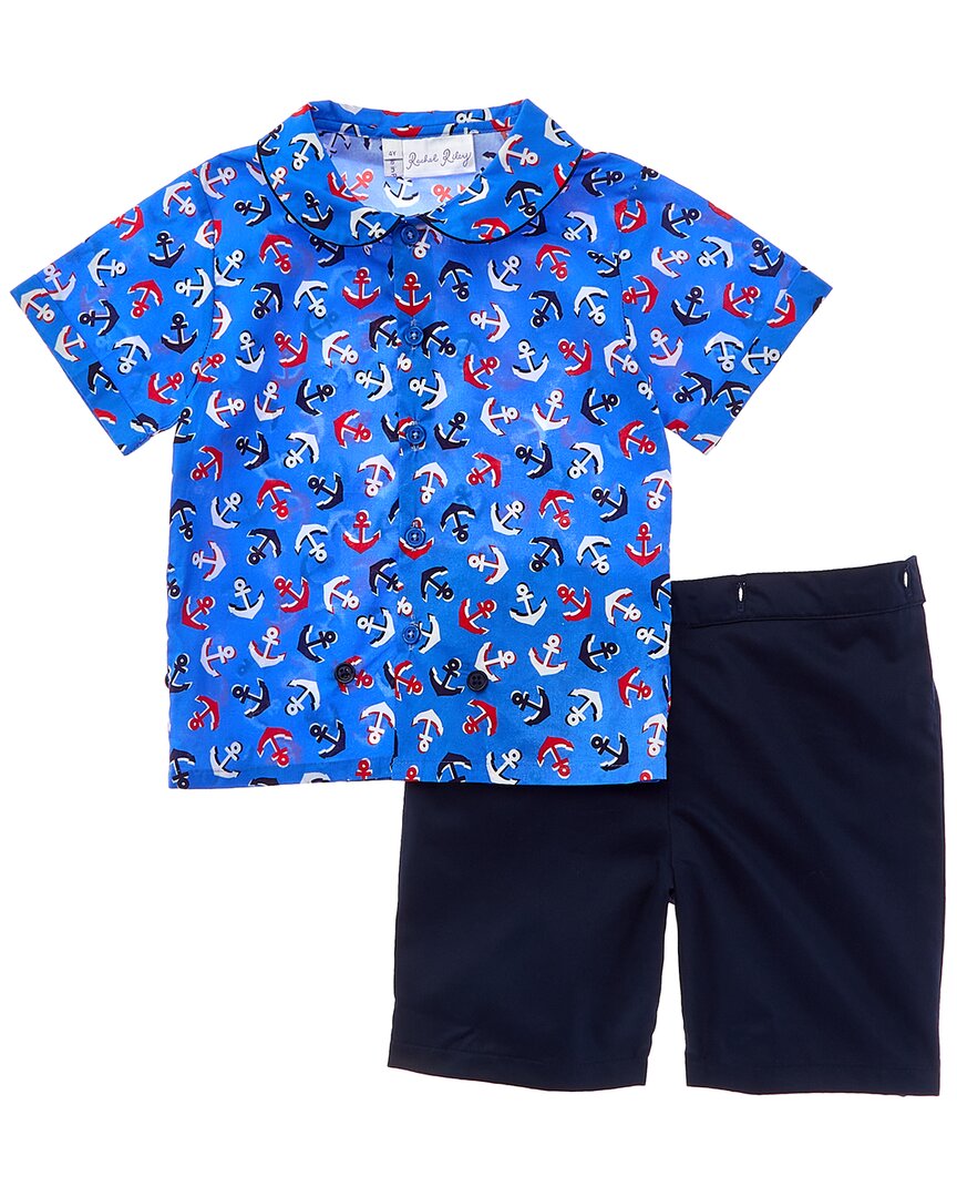 Rachel Riley Anchor Shirt & Short Set