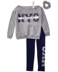 Freestyle Brooklyn 2Pc Fleece Legging Set