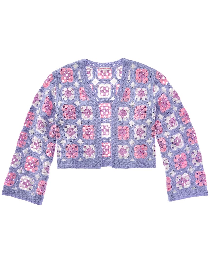 Design History Cardigan Purple