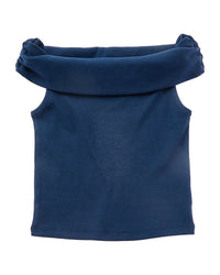 Design History Off-Shoulder Top Blue