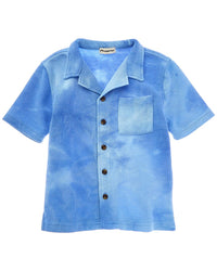 Appaman Resort Shirt Blue 8 (Big Boy S )