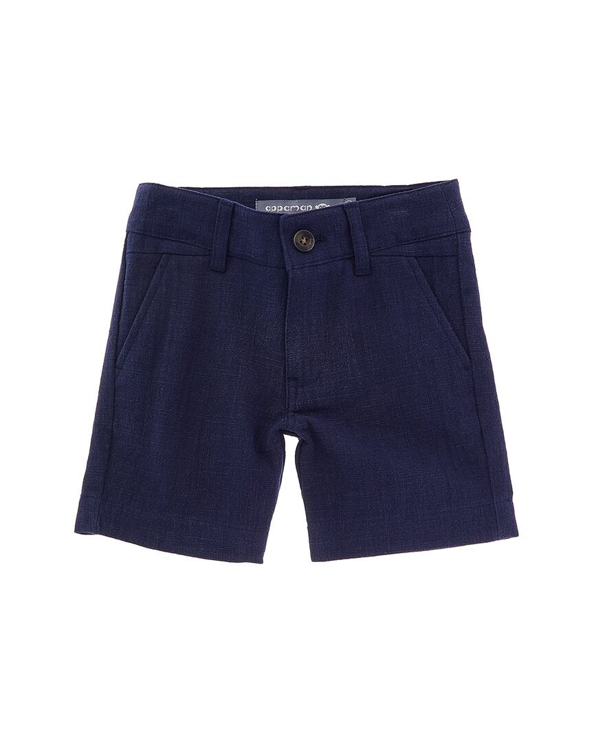 Appaman Linen Trouser Short Blue 16 (Big Boy L )