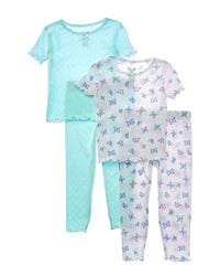 Rene Rofe 4Pc Precious Pointelle Pajama Set Multi