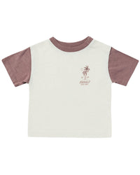 Rylee + Cru Collective Contrast T-Shirt