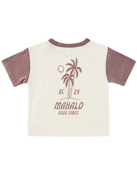 Rylee + Cru Collective Contrast T-Shirt