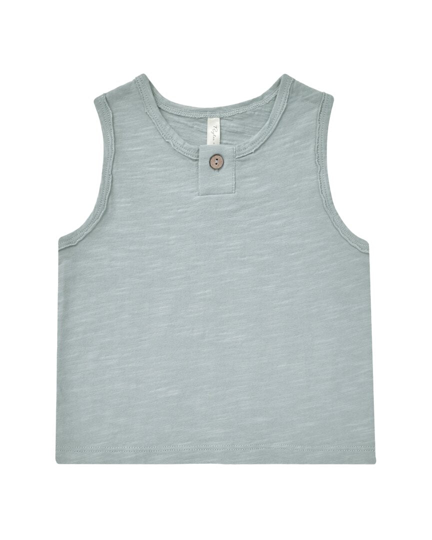 Rylee + Cru Collective Jersey Button Tank