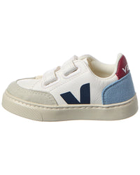 Veja Small V-12 Chromefree Leather Sneaker
