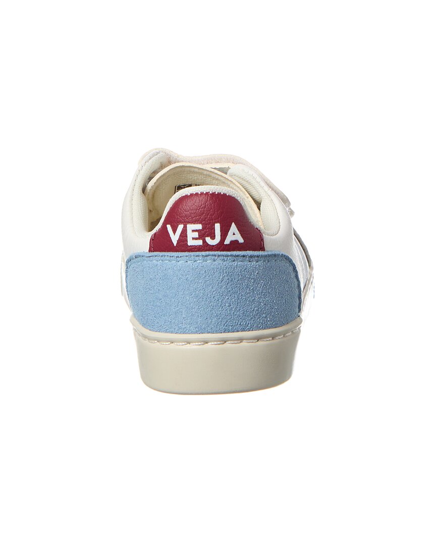 Veja Small V-12 Chromefree Leather Sneaker