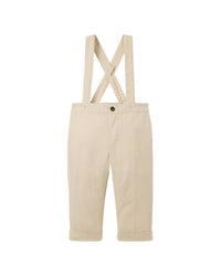 Janie And Jack Linen-Blend Suspender Pant