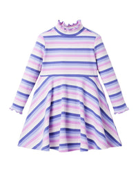 Janie And Jack Striped Ribbed Dress