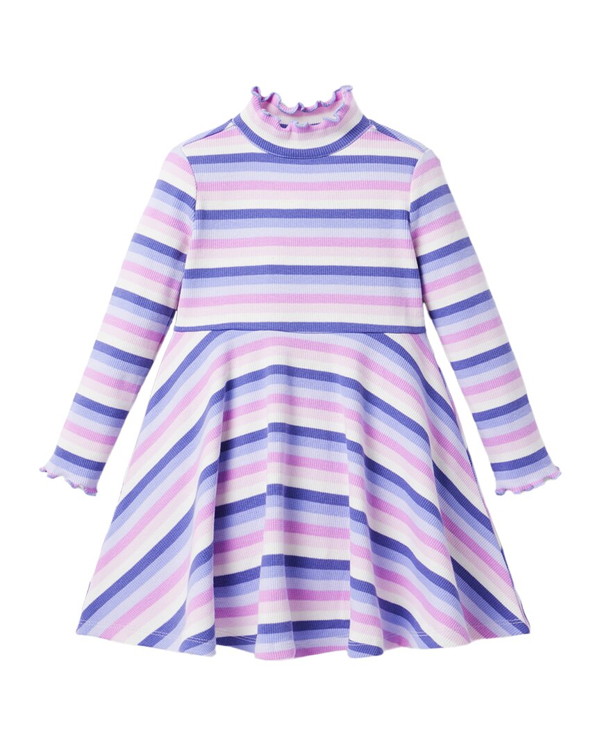 Janie And Jack Striped Ribbed Dress