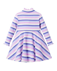 Janie And Jack Striped Ribbed Dress