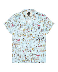 Boardies¨ Beach Folk Shirt Blue