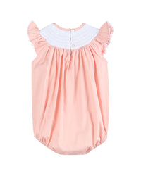 Lil Cactus Easter Smocked Flutter Romper