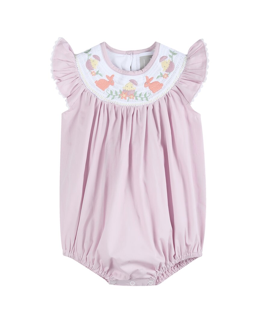 Lil Cactus Easter Smocked Flutter Romper