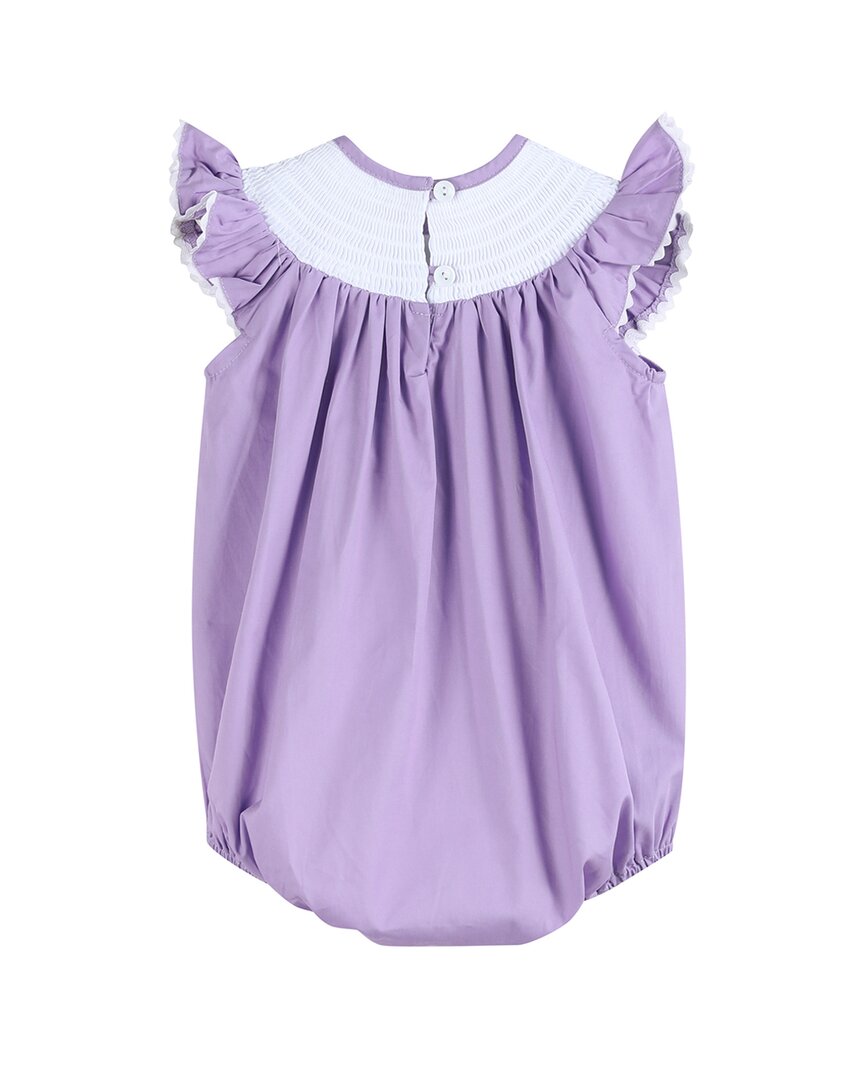 Lil Cactus Easter Bunny Smocked Flutter Romper
