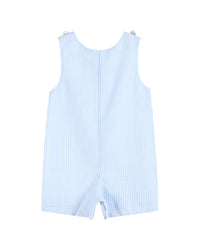Lil Cactus Seersucker Easter Bunny Overalls