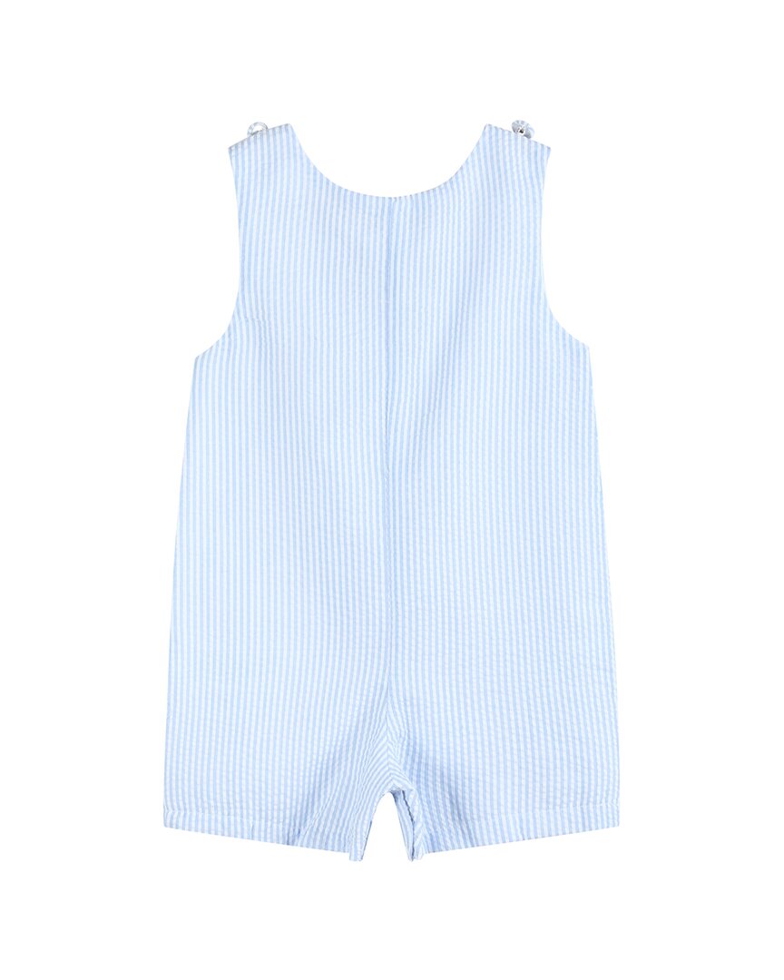 Lil Cactus Seersucker Easter Bunny Overalls