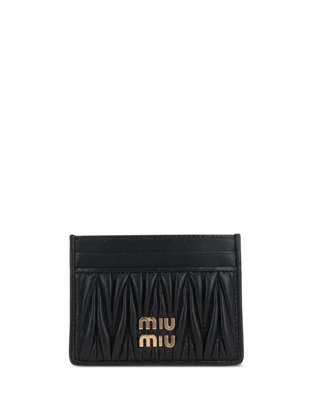 MIUMIU Portacarte In Nappa Matelassé Women