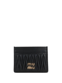 MIUMIU Portacarte In Nappa Matelassé Women