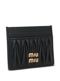Miu Miu Women Portacarte In Nappa Matelassé