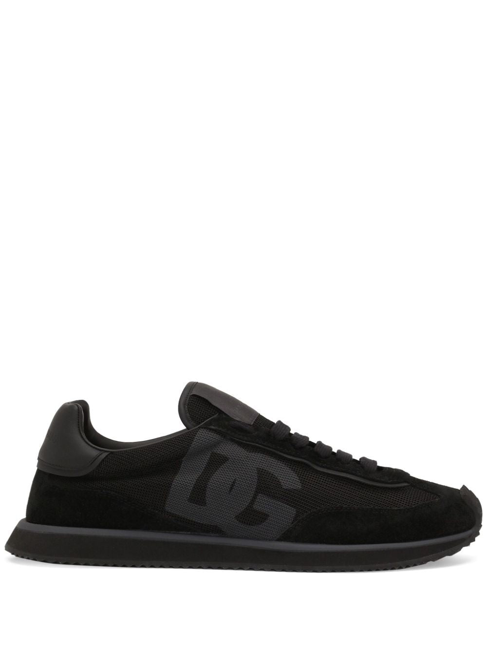 DOLCE & GABBANA Suede And Mesh Dg Cushion Sneakers Women