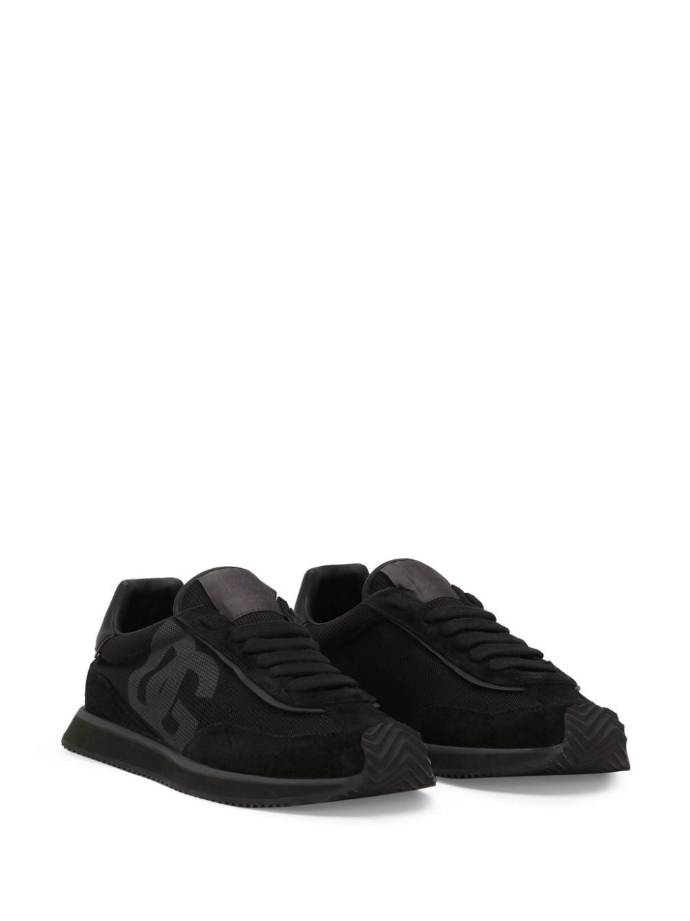 DOLCE & GABBANA Suede And Mesh Dg Cushion Sneakers Women