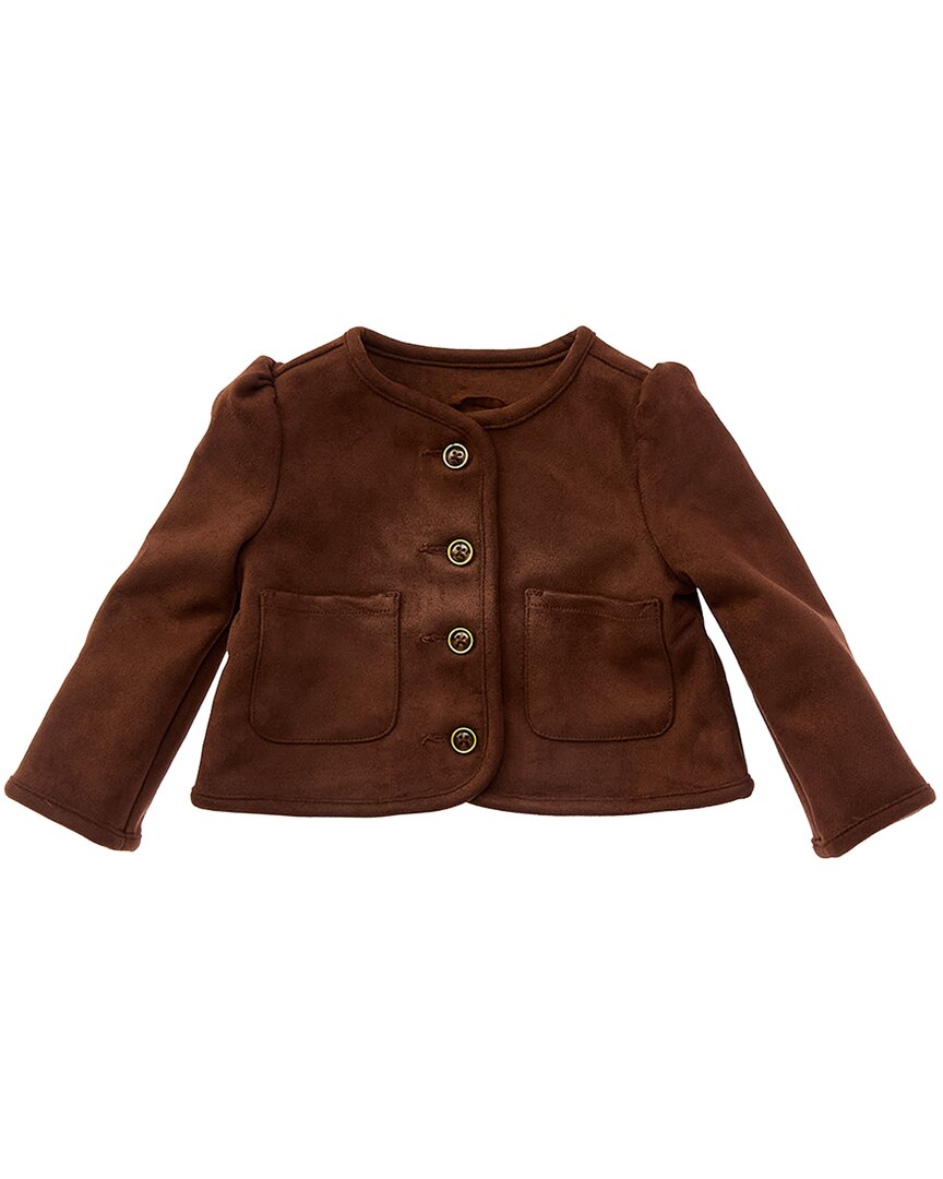 Janie and Jack Janie And Jack The Sueded Puff Sleeve Jacket