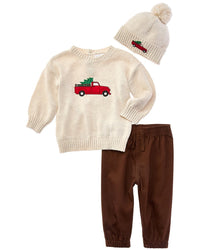 Rachel Zoe Rachel Zoe 3Pc Sweater, Pant & Hat Set