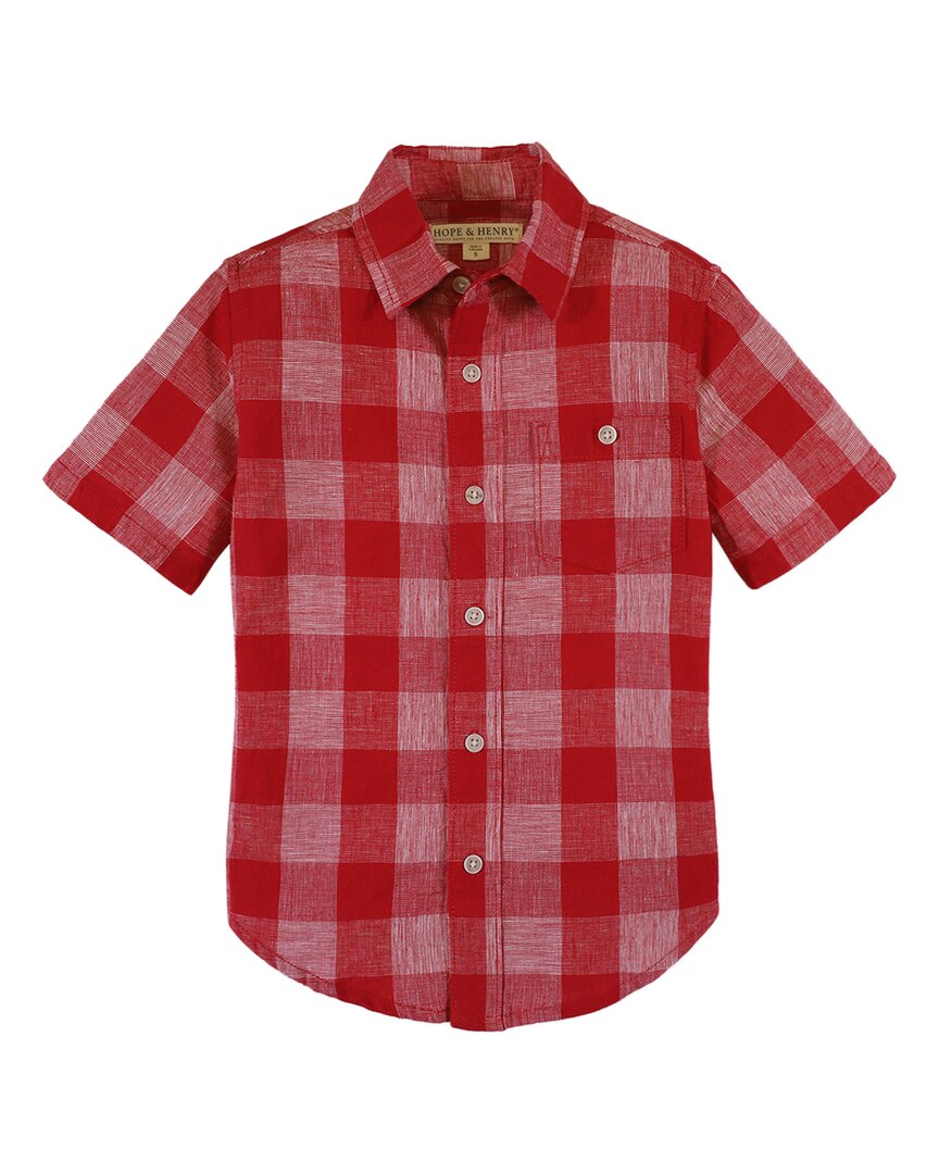 Hope & Henry Linen Button-Down Shirt