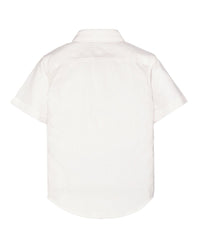 Hope & Henry Linen Short Sleeve Shirt