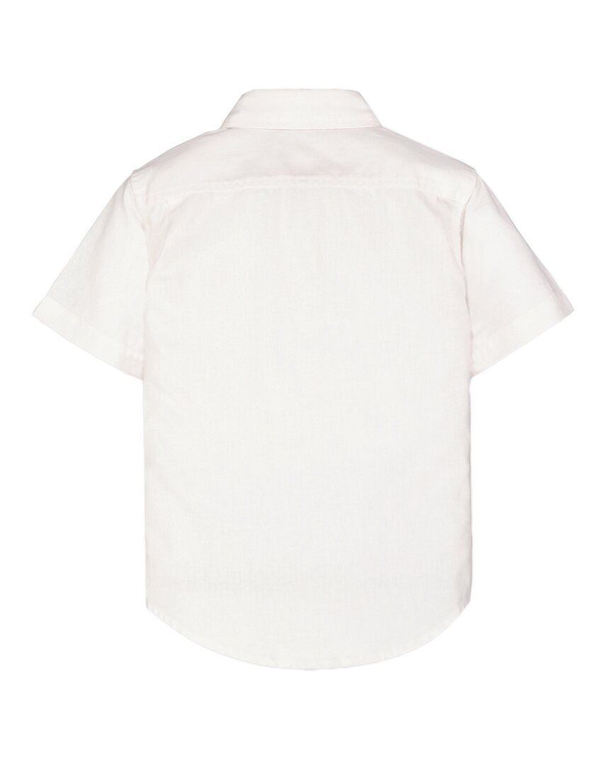 Hope & Henry Linen Short Sleeve Shirt