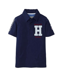 Hope & Henry Jersey Polo Blue