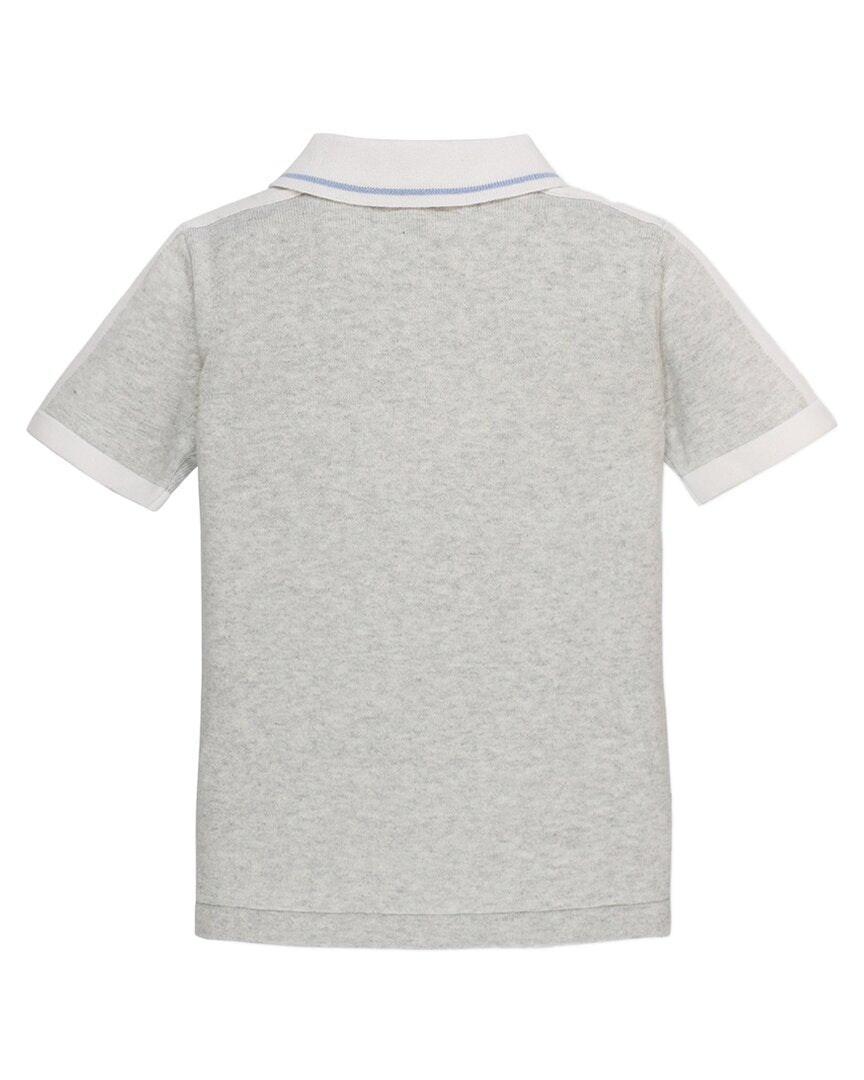 Hope & Henry Shoulder Stripe Sweater