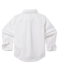 Janie And Jack Poplin Pin Dot Top
