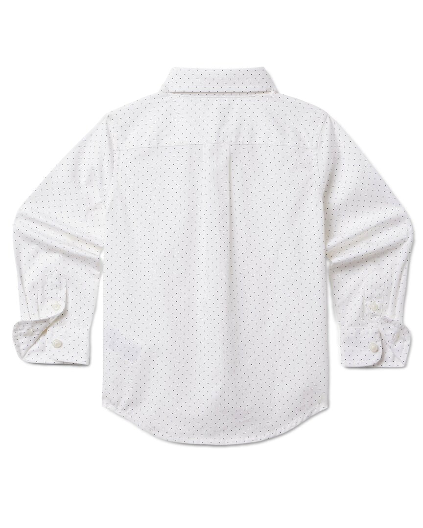 Janie And Jack Poplin Pin Dot Top