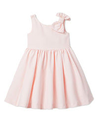 Janie And Jack Satin Dress Pink 7 (Big Girl S)