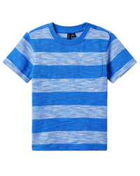 Janie And Jack Slub Stripe Tee Blue One Size Fits All