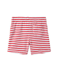 Janie And Jack Terry Red Stripe Short