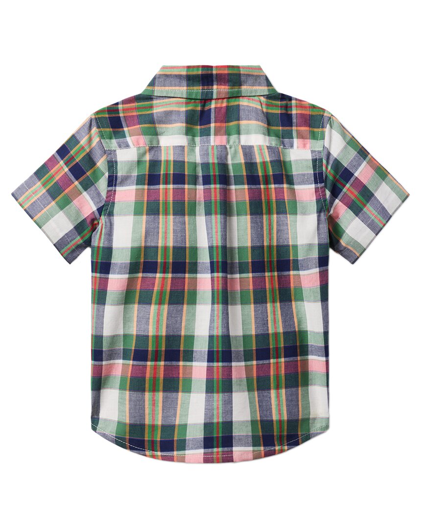 Janie And Jack Plaid Madras Top
