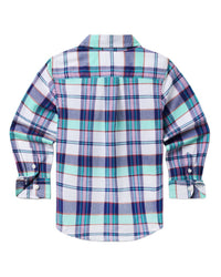 Janie And Jack Madras Plaid Top