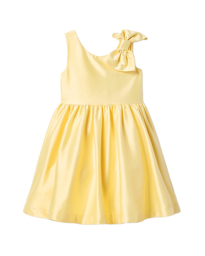 Janie And Jack Satin Dress Yellow