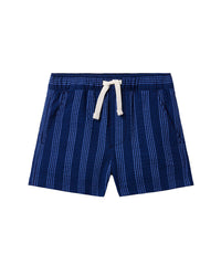 Janie And Jack Seersucker Short Blue